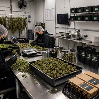 On-site cannabis processing